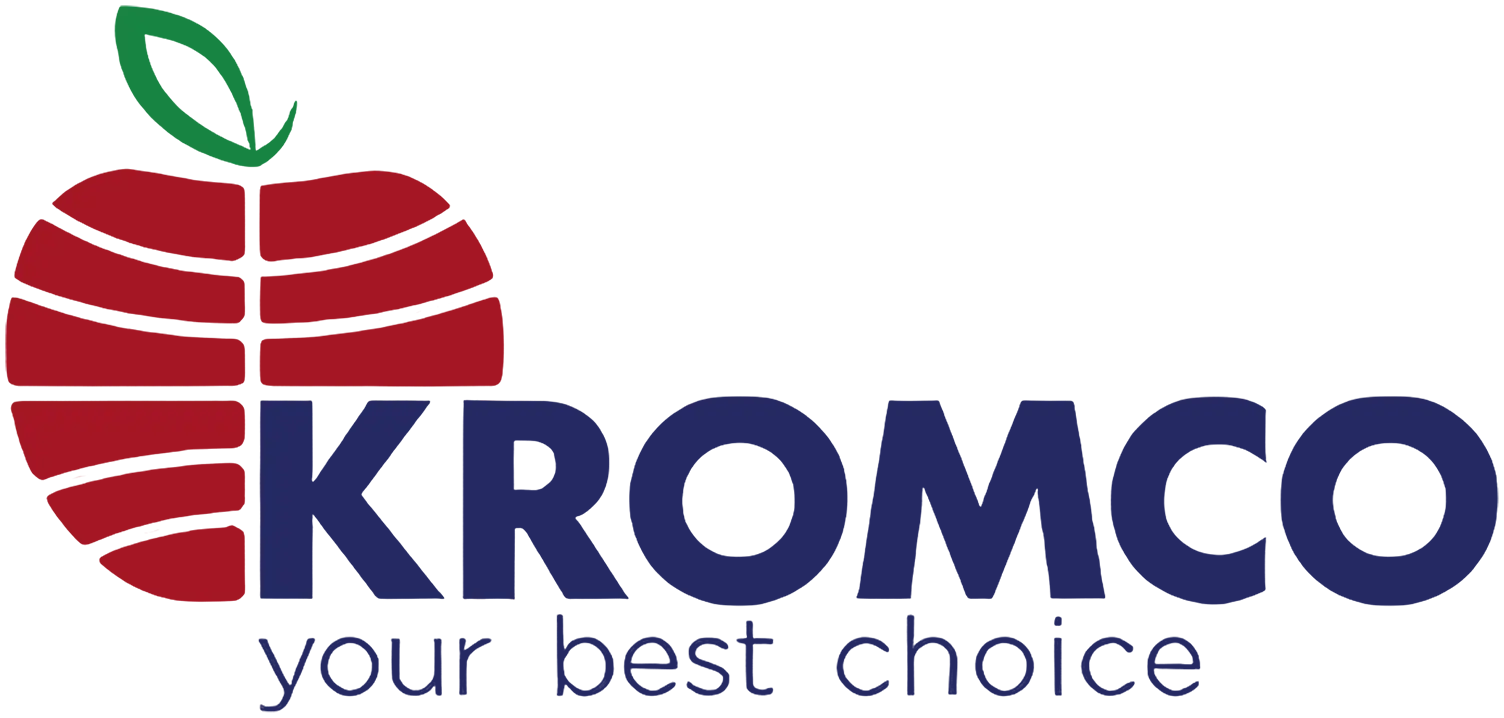 A logo of a company called "Kromco"