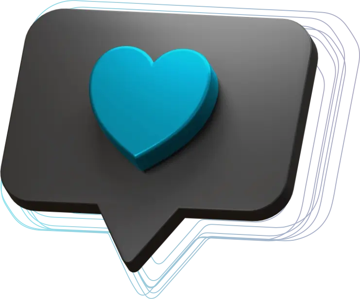 A 3D image of a heart and tooltip